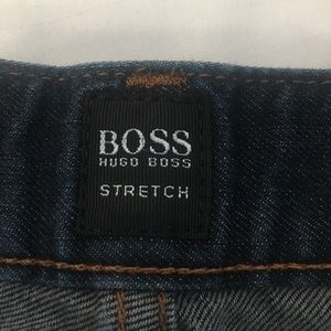 Hugo Boss Blue Regular Fit Stretch Jeans